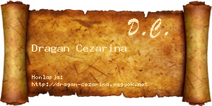 Dragan Cezarina névjegykártya